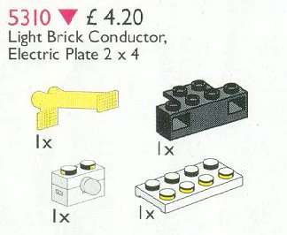 Headlight set of a locomotive. 乐高 LEGO 5310 image 3