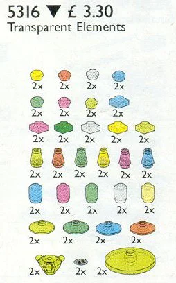 SmallPlates with Tool Holders, Disks and Cones 乐高 LEGO 5316 image 10