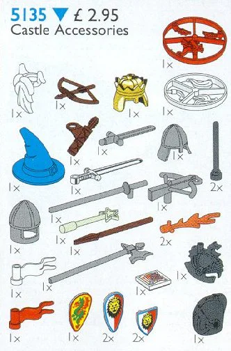 Castle accessories 乐高 LEGO 5135 image 2