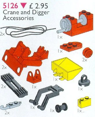 Truck fittings (container cranes) 乐高 LEGO 5126 image 2