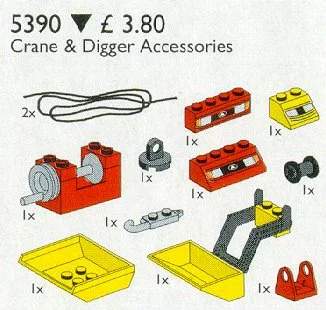 Truck fittings (container cranes) 乐高 LEGO 5126 image 4