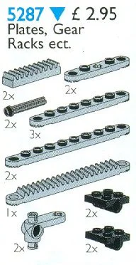 Steering Elements, Plates and Gear Rocks 乐高 LEGO 5290 image 2