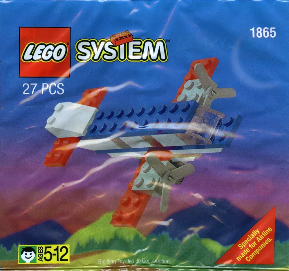 Passenger aircraft 乐高 LEGO 1865