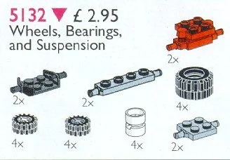Wheels and bearings 乐高 LEGO 5132 image 2