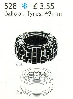 tyres and wheels 49.6 mm 2