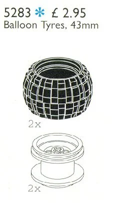 tyres and wheels 43.2 mm 2
