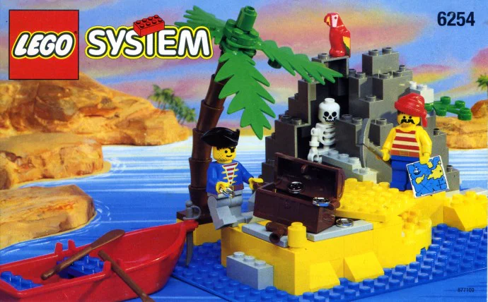 Rock reefs 乐高 LEGO 6254 image 1