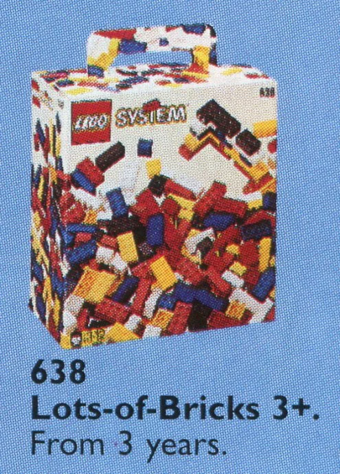 Lots of Extra Basic Bricks, 3+ 乐高 LEGO 638