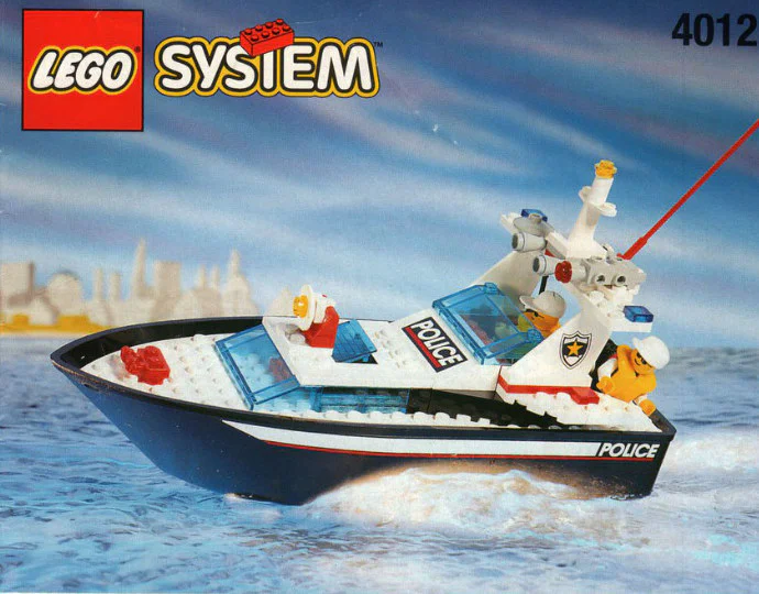 Ship: Police seaport patrol 乐高 LEGO 4012