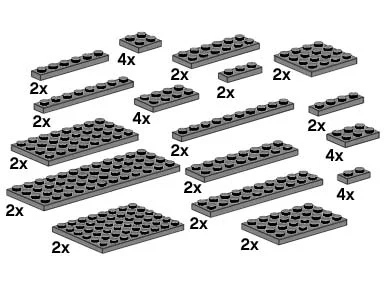 Assorted Plates 乐高 LEGO 5146 image 26