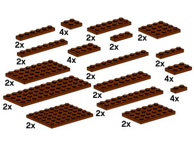 Assorted Plates 乐高 LEGO 5146 image 41