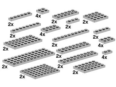 Assorted Plates 乐高 LEGO 5146 image 42