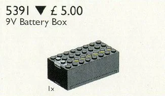 "9V Battery Box for Electric Systems" 乐高 LEGO 5038