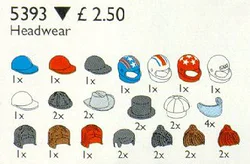 Headgear (hat and hair)