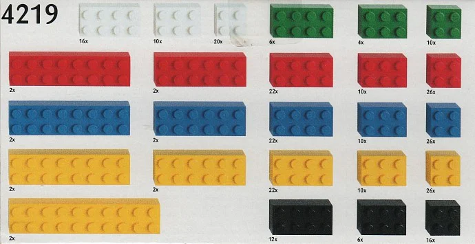 Basic Building Set, 3+ 乐高 LEGO 4219
