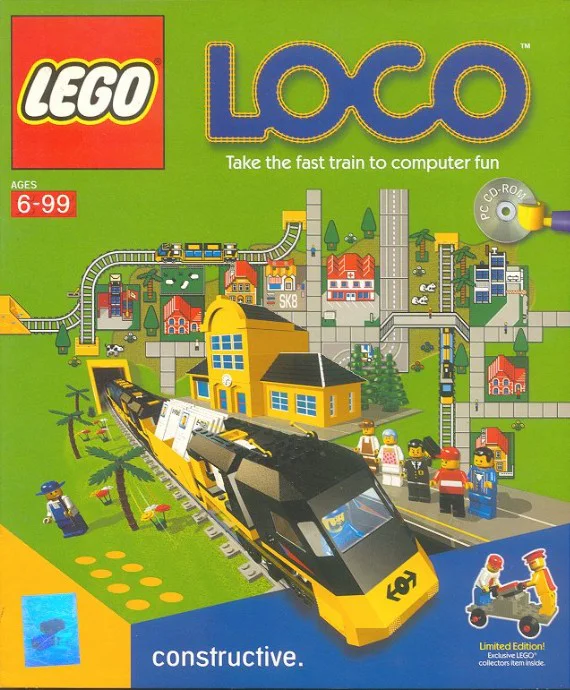 Track Buggy with State Master and Cool Kid 乐高 LEGO 2585 image 1