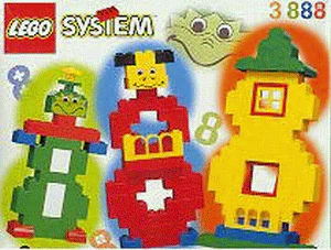Three '8's 乐高 LEGO 3888 image 1