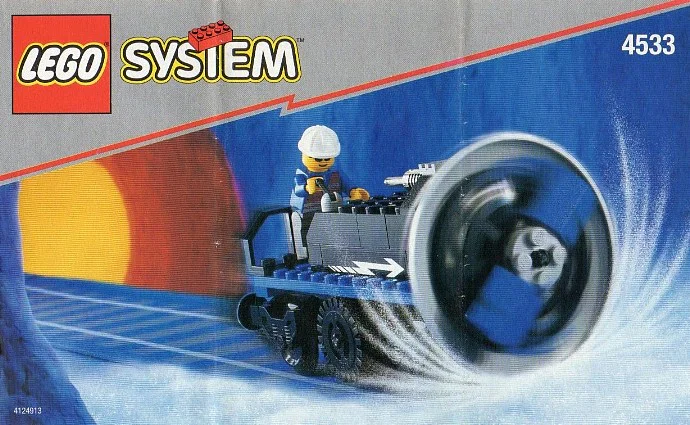 Railway track snow removal machine. 乐高 LEGO 4533 image 1