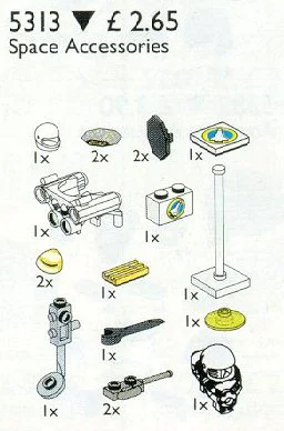 Down / Space Accessors 乐高 LEGO 5313