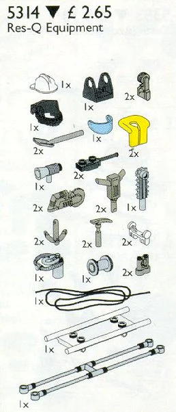 Down / Res-Q Equipment 乐高 LEGO 5314