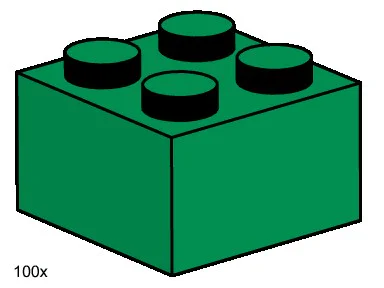 "Two by Two Bricks" 乐高 LEGO 3454 image 11
