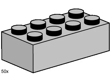 Two by Four Bricks 乐高 LEGO 3462 image 1