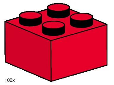 "Two by Two Bricks" 乐高 LEGO 3454 image 23
