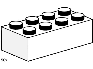 Two by Four Bricks 乐高 LEGO 3462 image 2