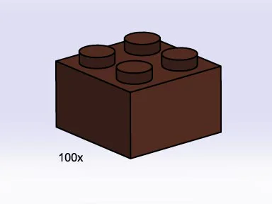 "Two by Two Bricks" 乐高 LEGO 3454 image 29