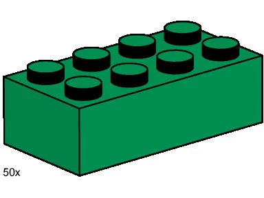 Two by Four Bricks 乐高 LEGO 3462 image 5