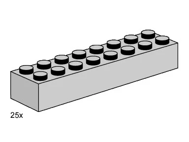 Two-by-Eight Bricks 乐高 LEGO 3467 image 4