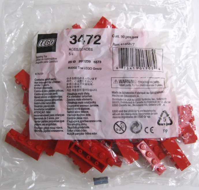 "One-by-Four Bricks" 乐高 LEGO 3471 image 1