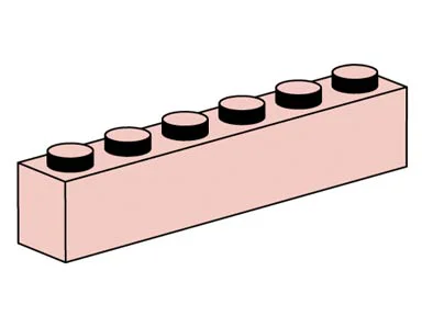 One-by-six Bricks 乐高 LEGO 3475 image 28