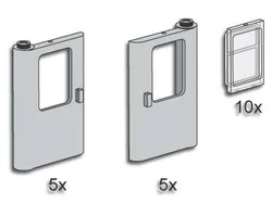 Train carriage door