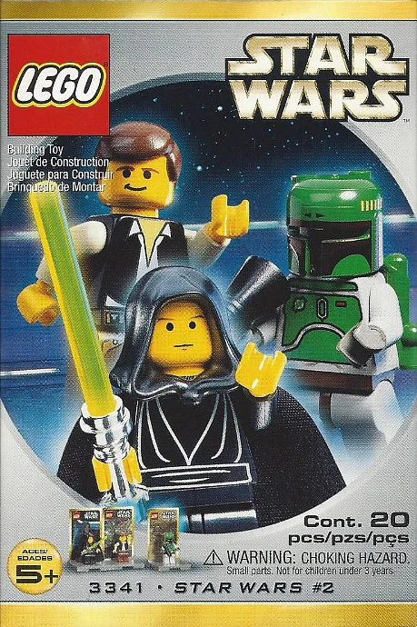 Luke Skywalker, Han Solo and Boba Fett Minifig Pack-Star Wars #2 乐高 LEGO 3341 image 1