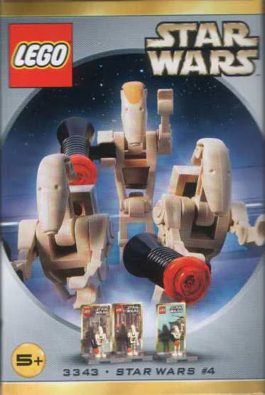 2 Battle Droids and Company Officer Minifig Pack - Star Wars #4 乐高 LEGO 3343 image 1