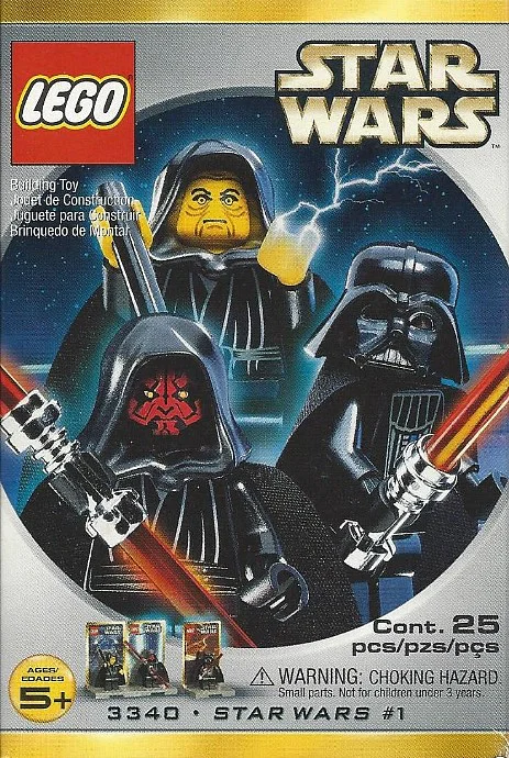 Emperor Palpatine, Darth Maul and Darth Vader Minifig Pack - Star Wars #1 乐高 LEGO 3340 image 1
