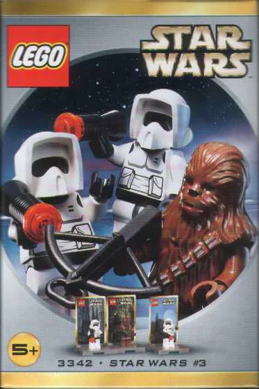 Chewbacca and 2 Biker Scouts Minifig Pack - Star Wars #3 乐高 LEGO 3342 image 1
