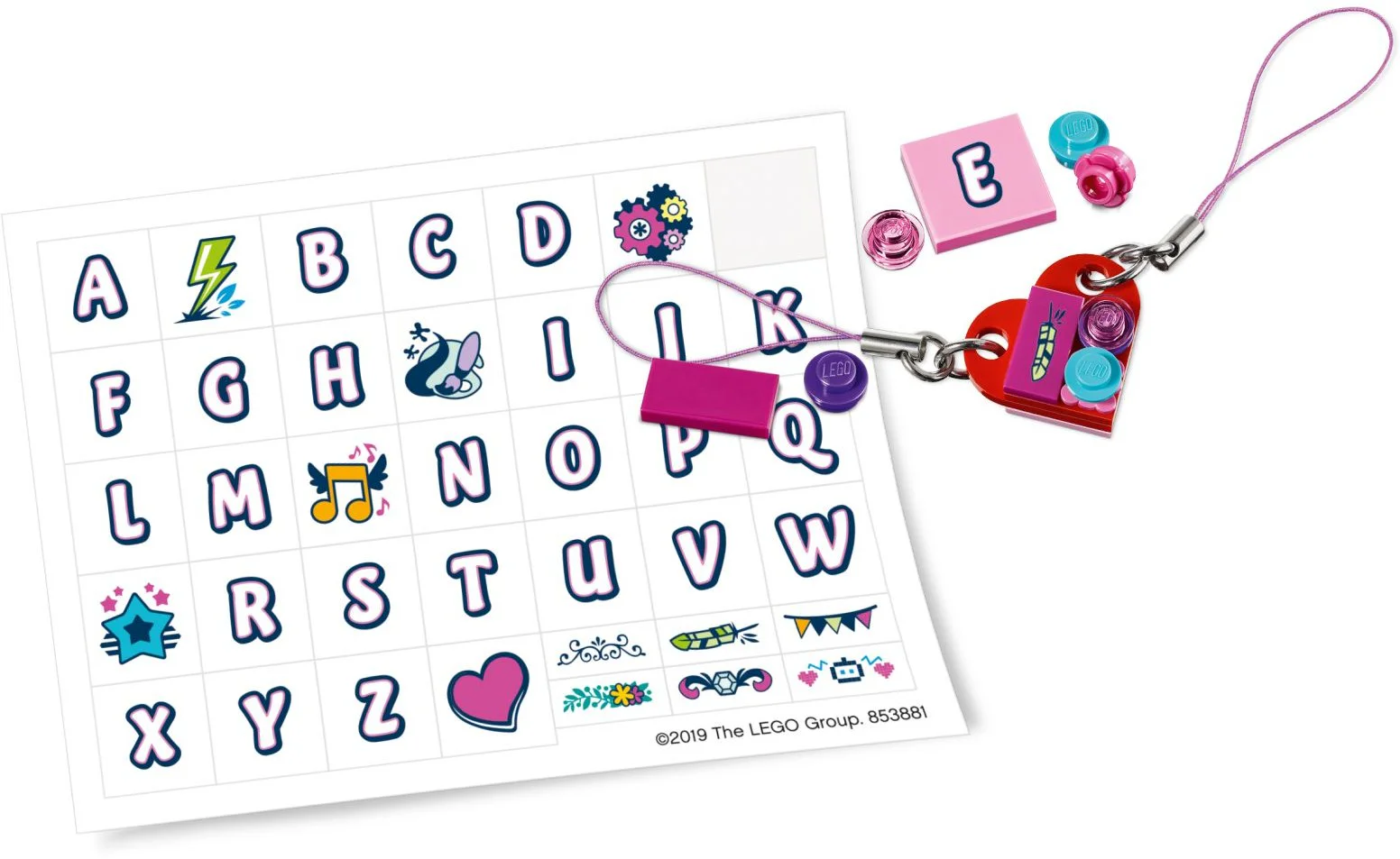 Friends Creative Bag Charms LEGO 853881