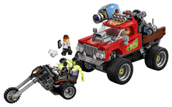 El Fuego's stunt truck