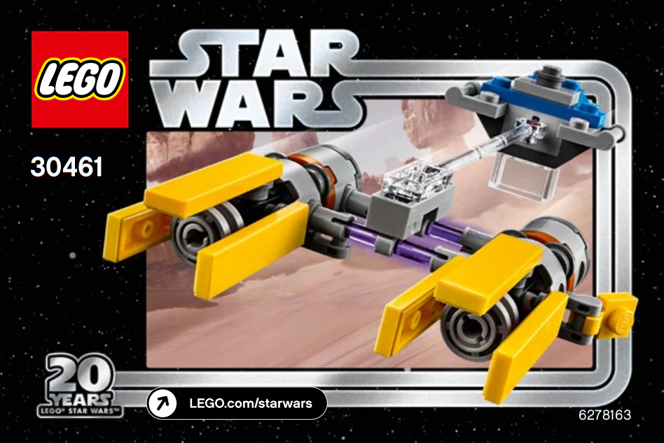 The twentieth anniversary of the Lego Star Wars: a shuttle race 乐高 LEGO 30461 image 2