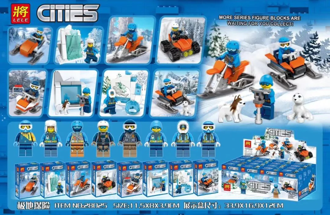 The polar explorer's child carries the eight 28025