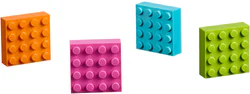 "Tile stickers for a 4x4 brick refrigerator"