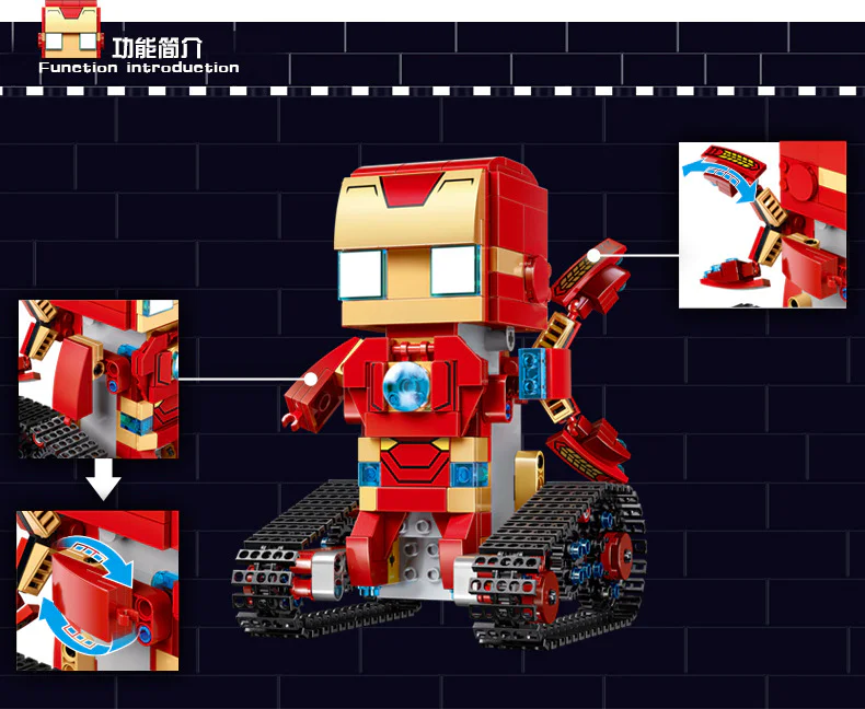 ♪ The Iron Man ♪ 宇星模王 MOULDKING 13038 image 2