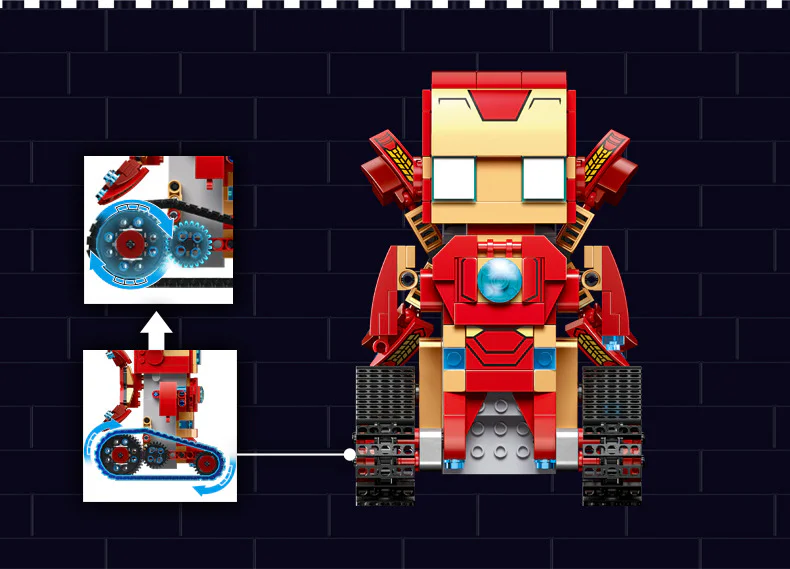 ♪ The Iron Man ♪ 宇星模王 MOULDKING 13038 image 3