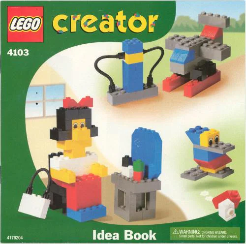 Picking up a bucket. 乐高 LEGO 4103