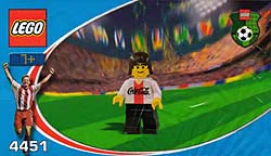 Football: White Jersey Football Team 乐高 LEGO 4452 image 9