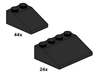 Brack Roof Tyres 乐高 LEGO 10054