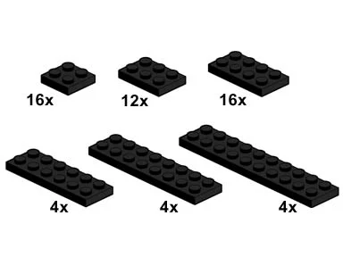 Dispersed parts: Plate parts 乐高 LEGO 10056 image 4