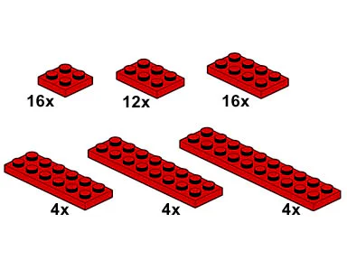 Dispersed parts: Plate parts 乐高 LEGO 10056 image 8